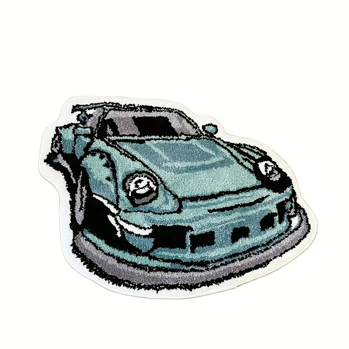 Soft Tufted Anti-Slip Porsche 911 Rug