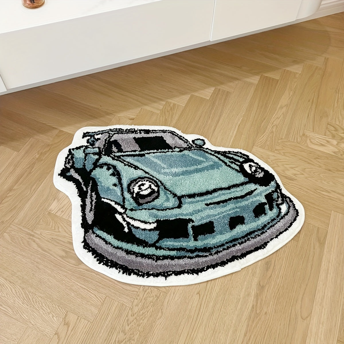 Soft Tufted Anti-Slip Porsche 911 Rug