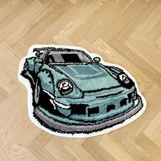 Soft Tufted Anti-Slip Porsche 911 Rug