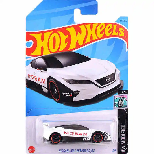 HotWheels Nissan Leaf Nismo RC_02 1:64 Scale Model - White