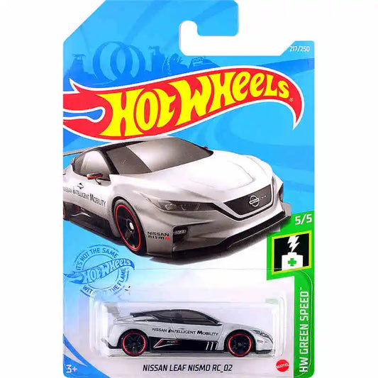 HotWheels Nissan Leaf Nismo RC_02 1:64 Scale Model - Silver