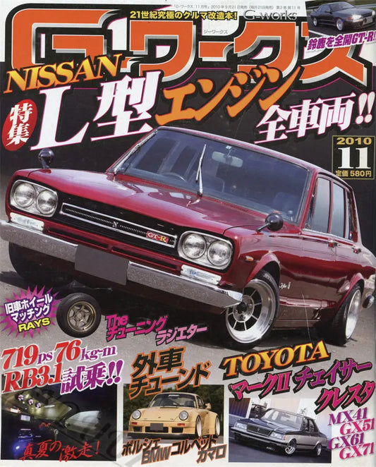 80s Japanese Car Magazine Cover Poster - DS10016