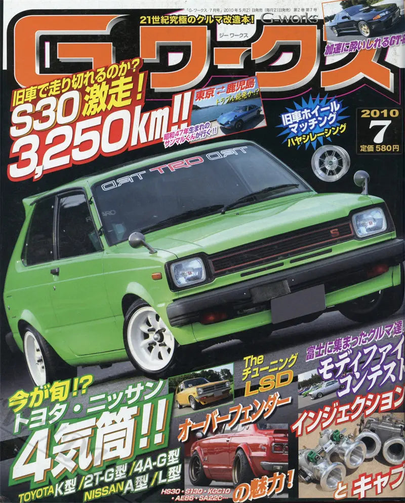 80s Japanese Car Magazine Cover Poster - DS10010