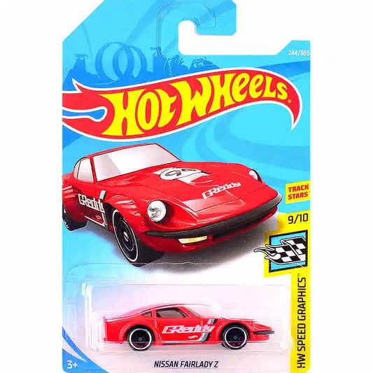 HotWheels Nissan Fairlady Z 1:64 Scale Model - Red