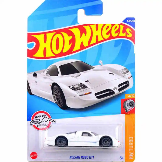 HotWheels Nissan R390 GTI 1:64 Scale Model - White