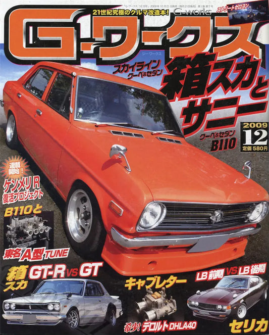 80s Japanese Car Magazine Cover Poster - DS10008