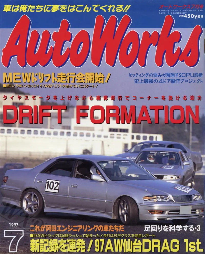 80s Japanese Car Magazine Cover Poster - DS10007