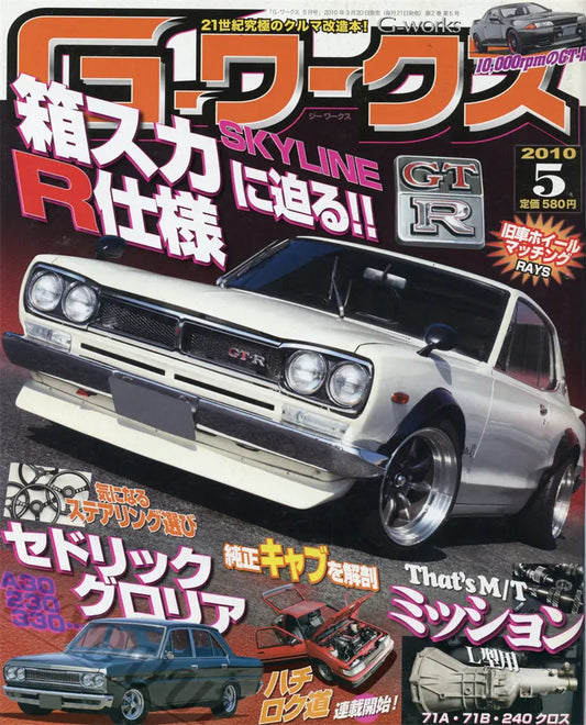 80s Japanese Car Magazine Cover Poster - DS10024