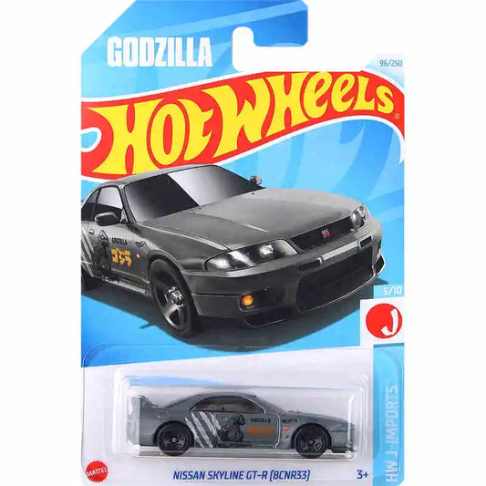 HotWheels Nissan Skyline GT-R (BCNR33) 1:64 Scale Model - Grey