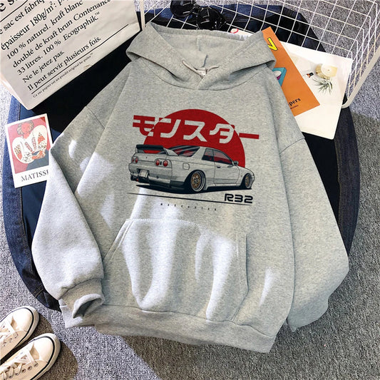 Womens R32 Skyline Graphic Hoodie