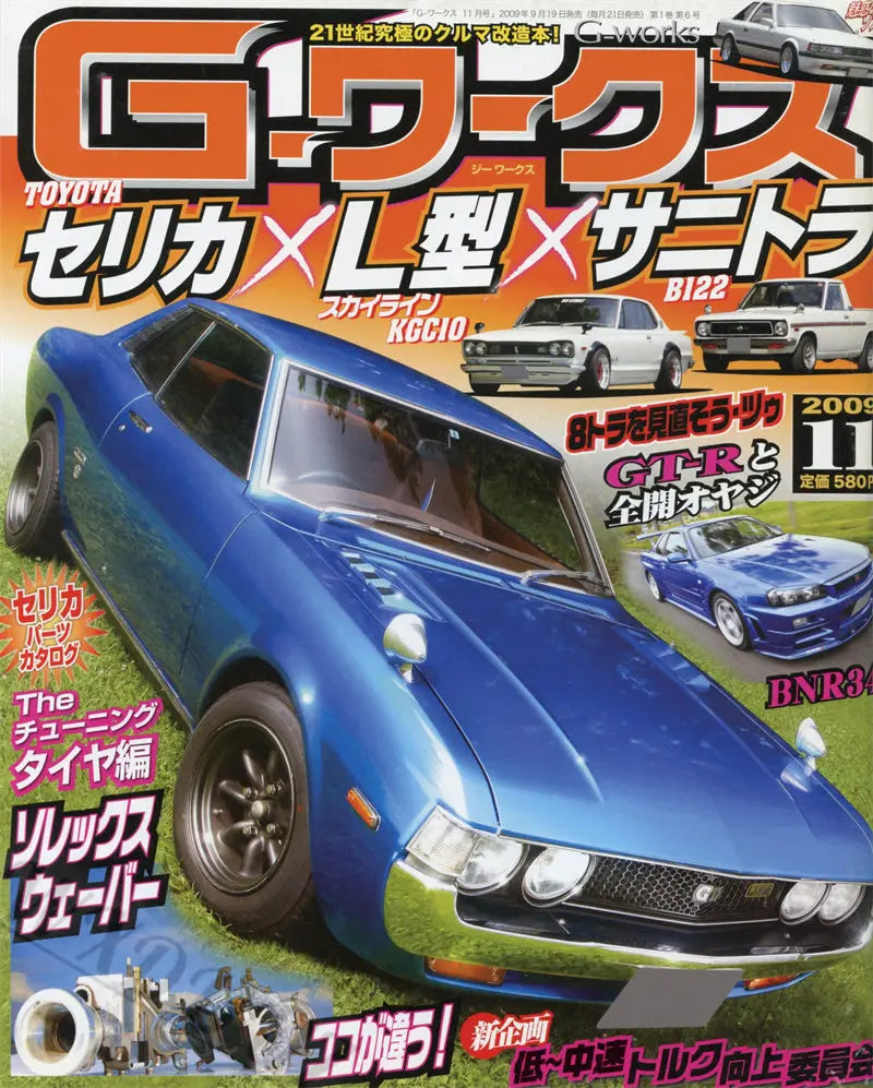 80s Japanese Car Magazine Cover Poster - DS10004