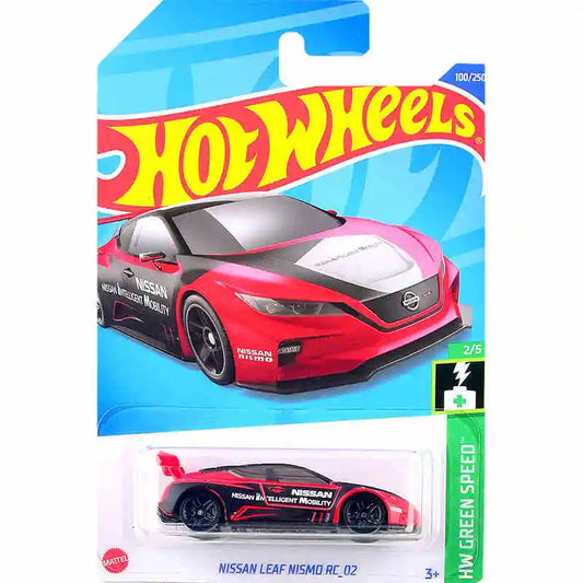 HotWheels Nissan Leaf Nismo RC_02 1:64 Scale Model - Red